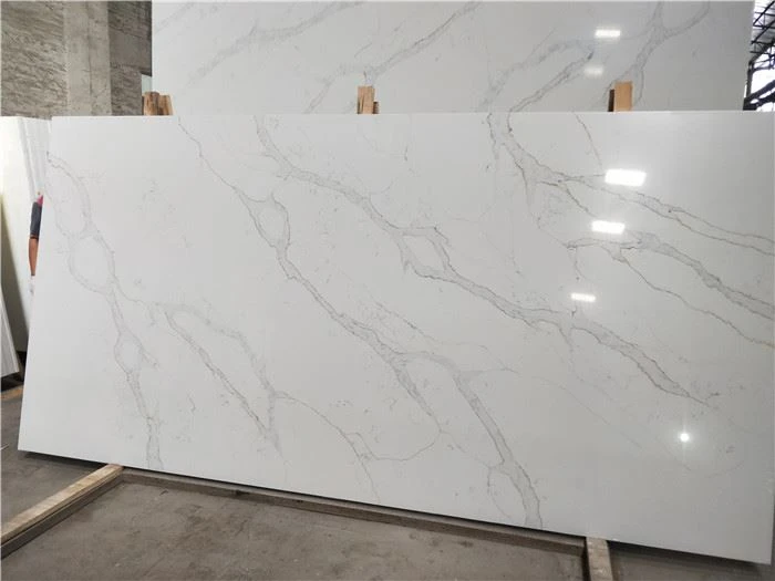 calacatta gold quartz slab