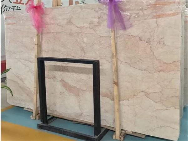 pink marble slabs