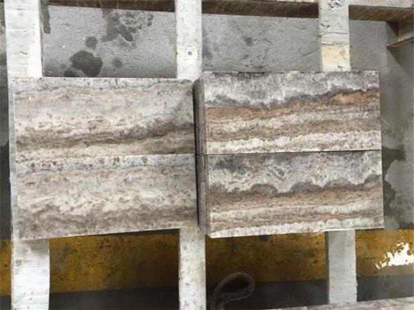 Silver Grey Travertine surface