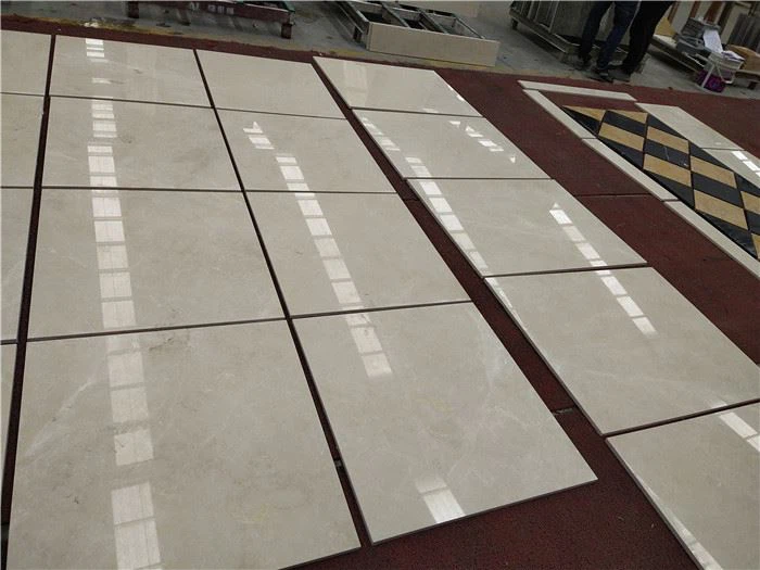 Cream beige marble tiles