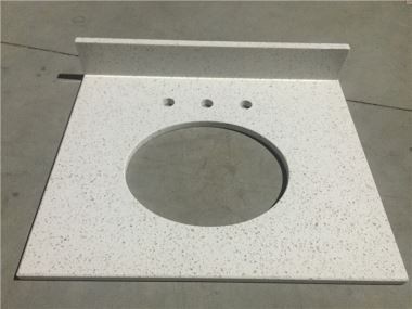 Kvarc munkalapok fehér csillogás