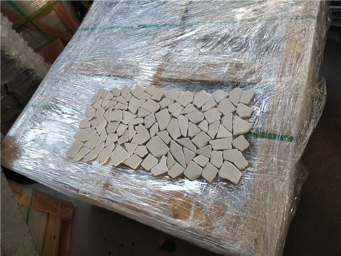 Loose mosaic tiles Burdur Beige Marble mosaic