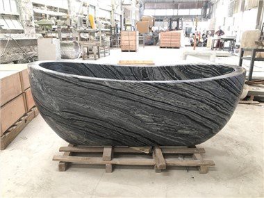 Tömör kő fürdőkád