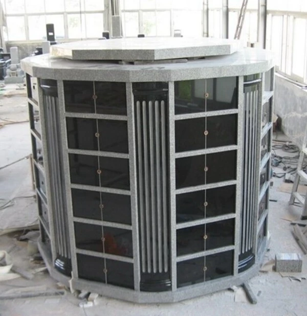 96 Niche polished Grey Granite Columbarium